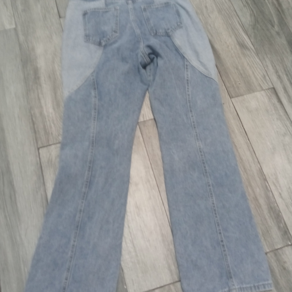 Sincerely Jules Patchwork Denim Bootcut High Rise… - image 4